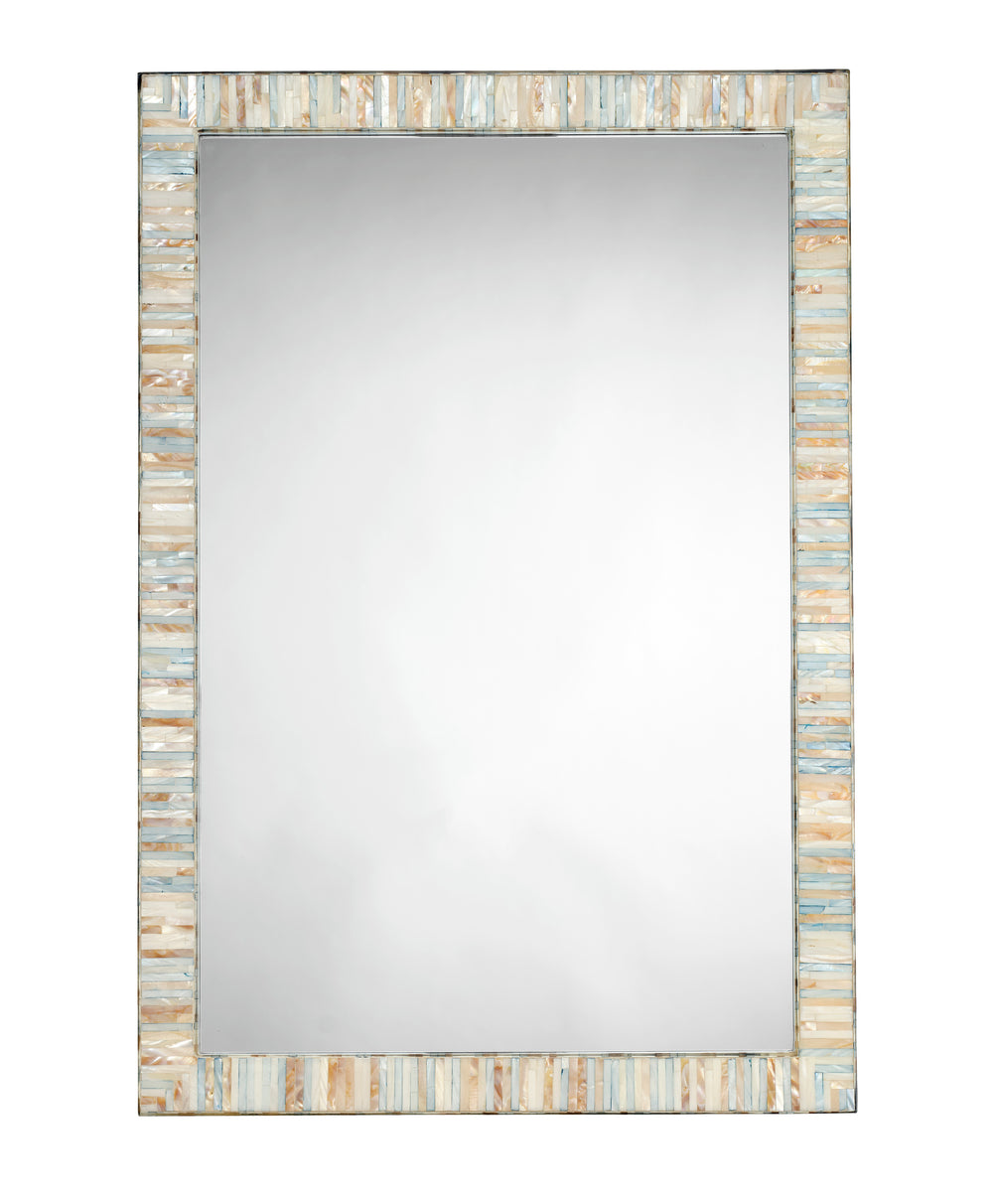 Heron Mother of Pearl Rectangle Wall Mirror 