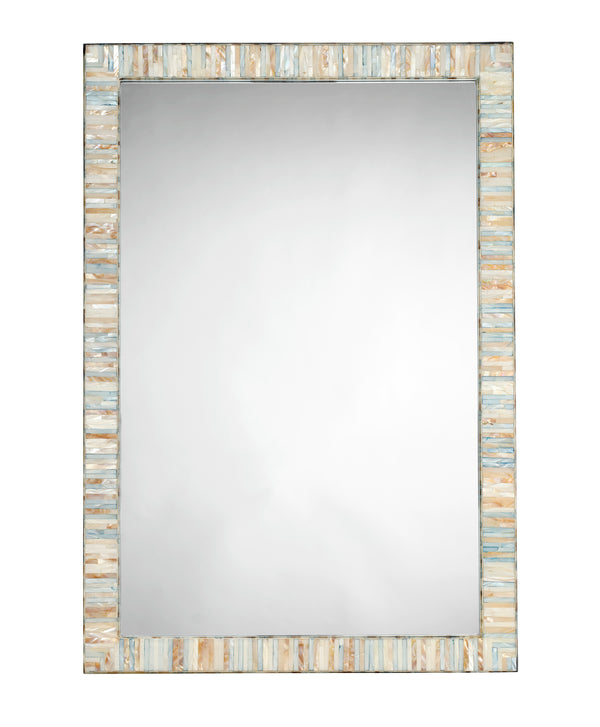 Heron Mother of Pearl Rectangle Wall Mirror 