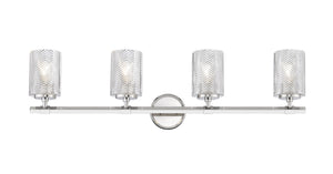 Dover Street 4 Light Vanity in Polished Nickel Finish