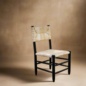 Sibyl Side Chair - Black & Natural