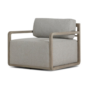 Stroud Outdoor Swivel Chair - Hayes Fog