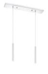 Forest 2 Light Island/Billiard in Chrome Finish