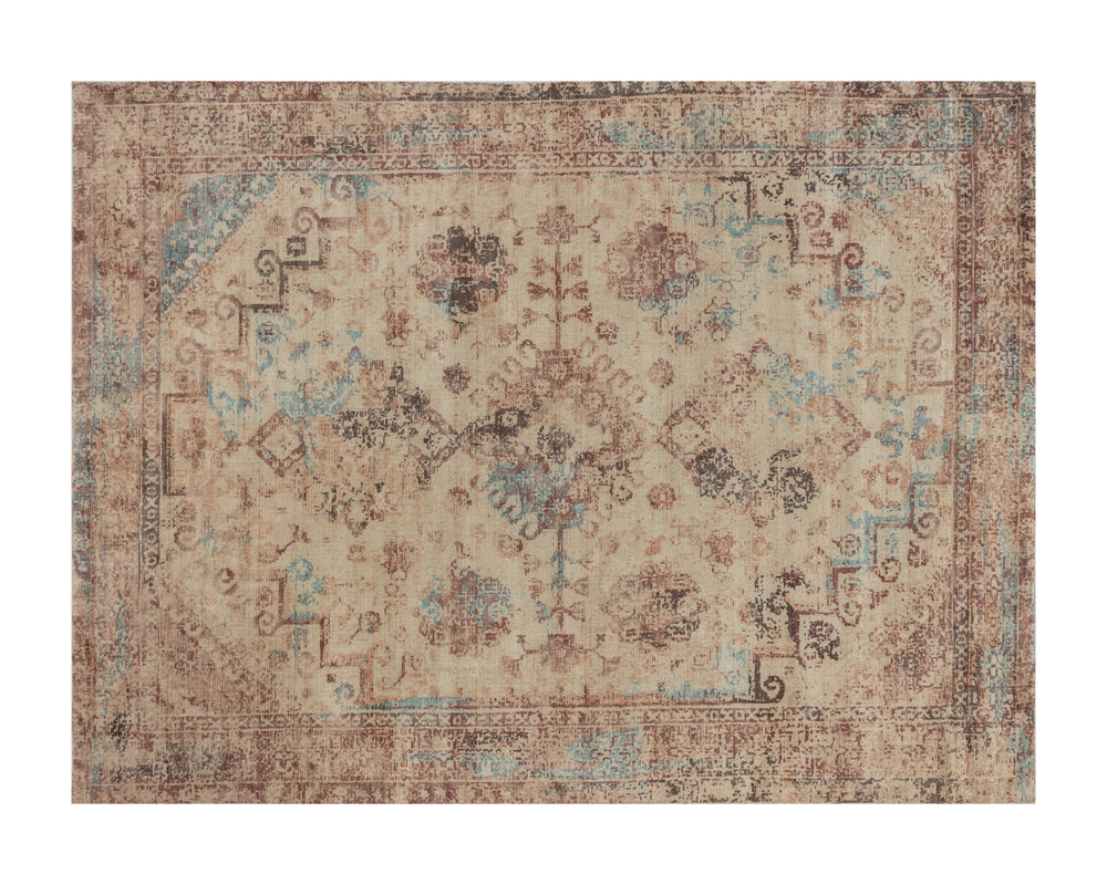ZAGORA LOOM-KNOTTED RUG - RUST - 9' X 12'