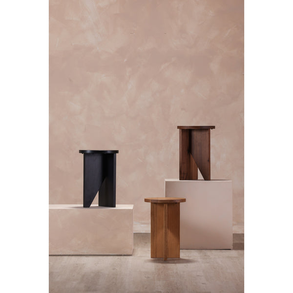 Grace Accent Table in Black Oak