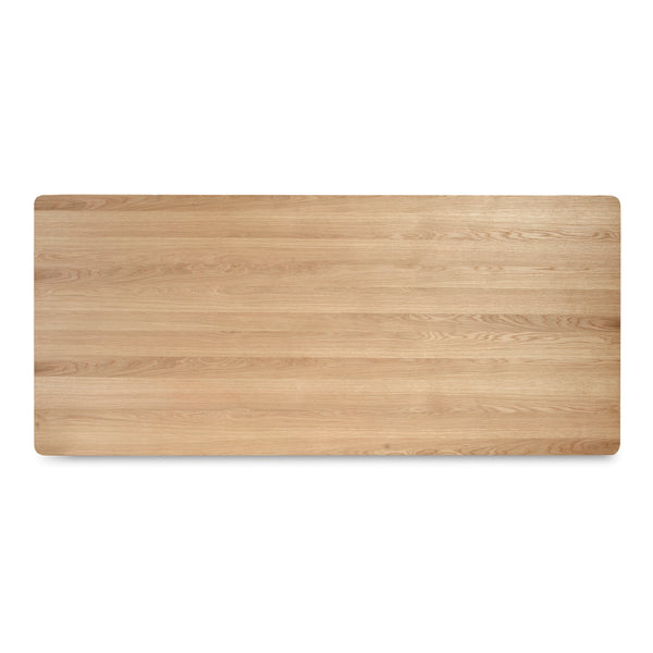 Moe's Round Off Small Dining Table in Natural Oak