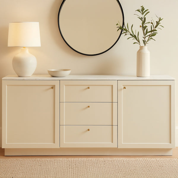 Nadine Sideboard with Banswara Marble Top