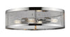 Meshsmith 4 Light Flush Mount in Chrome Finish