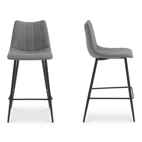 Moe's Alibi Bar Stool Dark Grey Set of Two