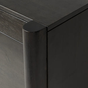 Reza Desk - Worn Black Parawood