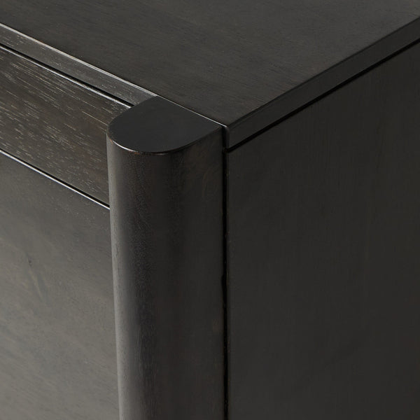 Reza Desk - Worn Black Parawood