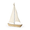 Tartane Large 22L x 2W Brown/Cream Nautical Inspired Sailboat