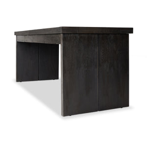 Warby Desk in Worn Black Veneer