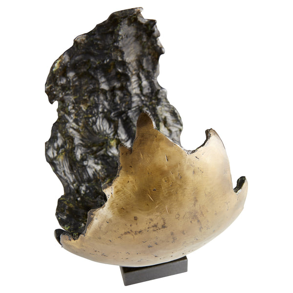 Concentric Chaos Sculptre in Gold and Black