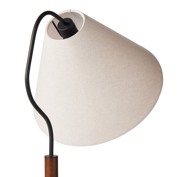 Garner Floor Lamp in Brown Beech