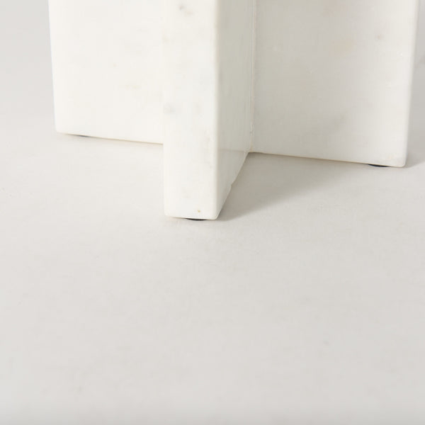 Sophia 5.5"L x 3.5"W x 8.0"H. Marble Candle Holder Medium