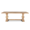 San Rafael 84-Inch Rectangle Mango Wood Dining Table in Antique Oak Finish