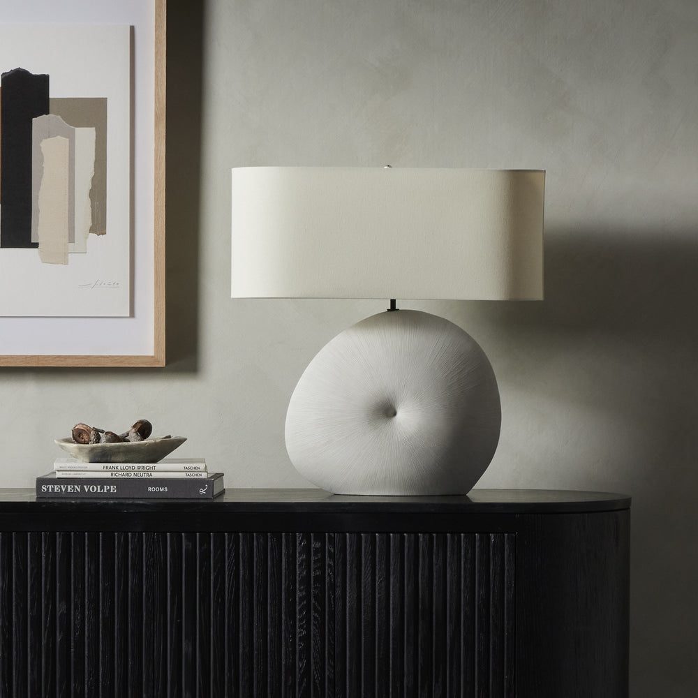 Busaba Table Lamp In Matte White