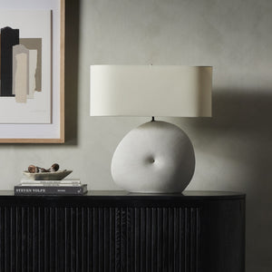 Busaba Table Lamp In Matte White