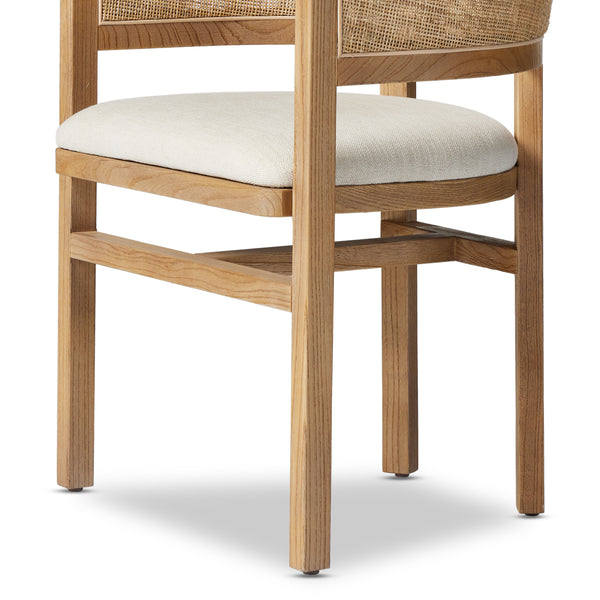 Cordoba Dining Armchair In Bergamo Parchmnt
