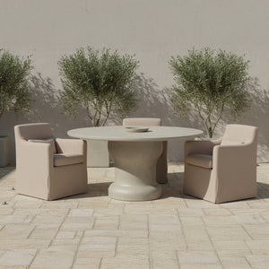 Moe's Lydia Outdoor Slipcover Dining Chair