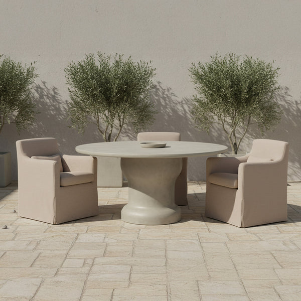 Moe's Lydia Outdoor Slipcover Dining Chair