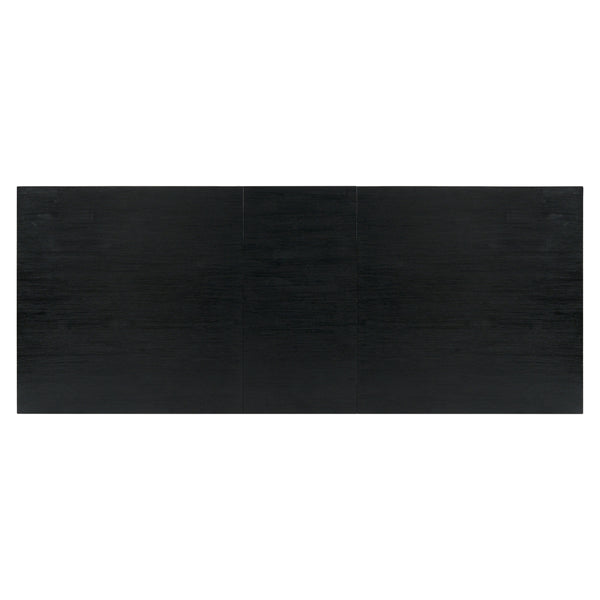 Bedford KD Butterfly Dining Table w/ 20" Ext., Brushed Black 