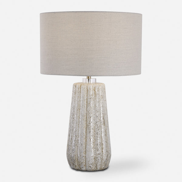 Pikes Stone-Ivory Table Lamp