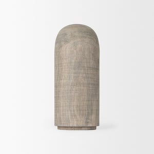 Knox Medium Gray-Wash Wood Decorative Object