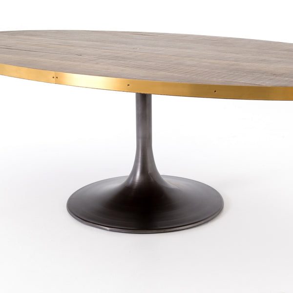 Evans 98" Oval Dining Table