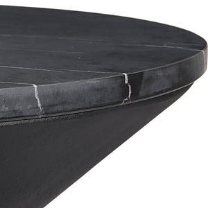 Time's Up Hourglass Shaped Side Table