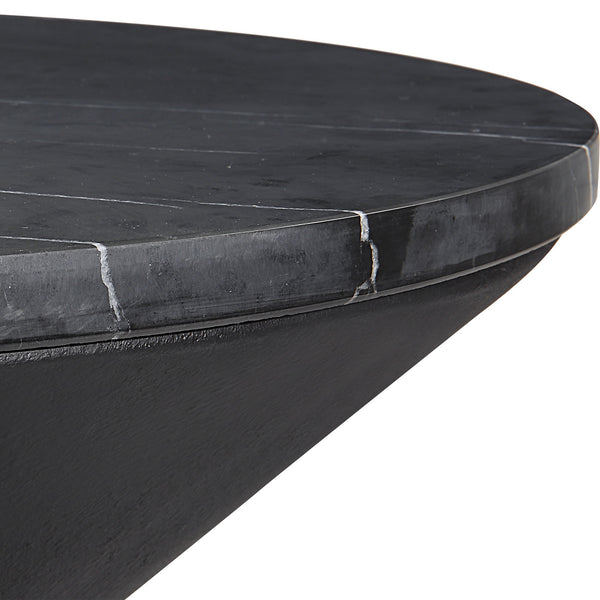 Time's Up Hourglass Shaped Side Table