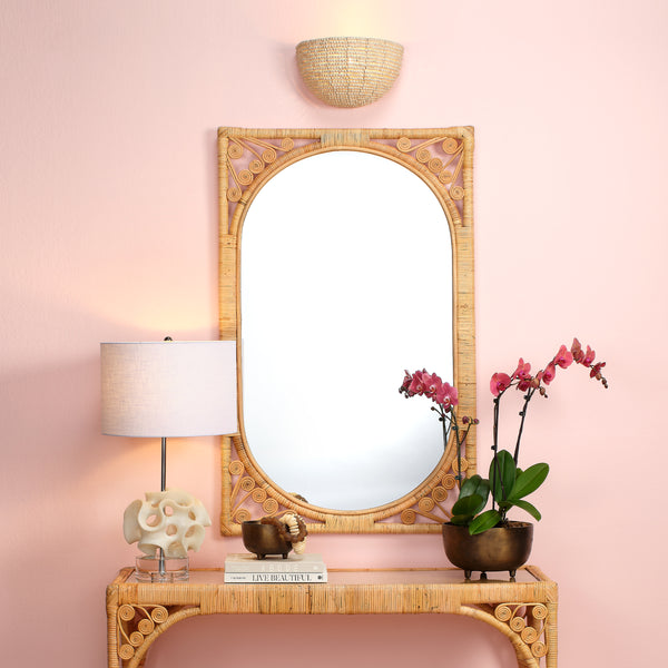 Primrose Rattan Wall Mirror