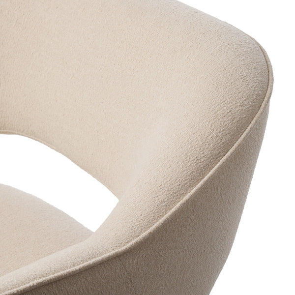 Blythe Swivel Chair - Crypton Wayfarer Snow