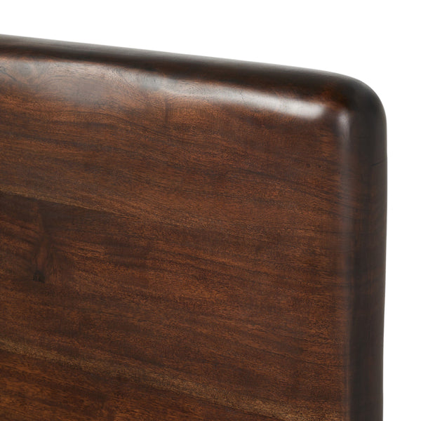Nigel King Bed - Rustic Brown Acacia