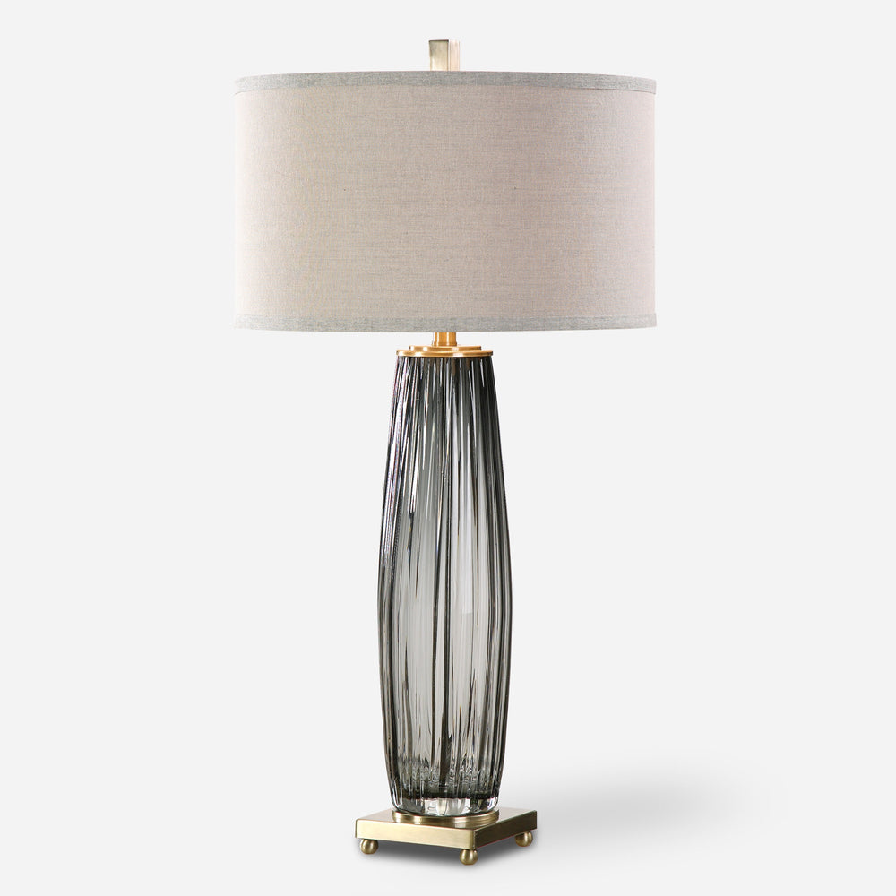 Vilminore Gray Glass Table Lamp