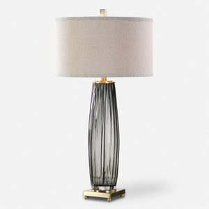 Vilminore Gray Glass Table Lamp
