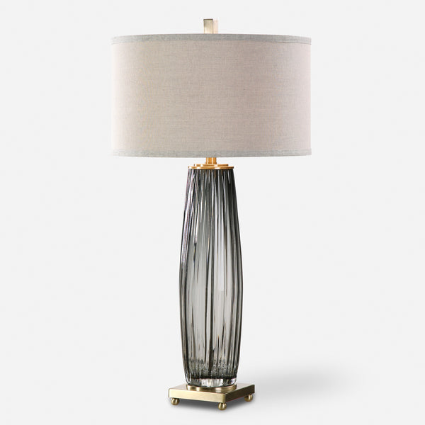 Vilminore Gray Glass Table Lamp