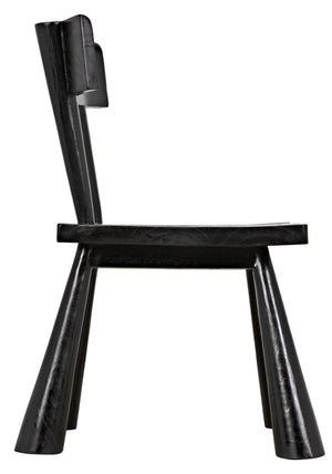 Gilbert Sungkai/Mindi Chair in Charcoal Black