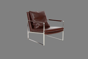Geovani Chair Tan Bicast Leather