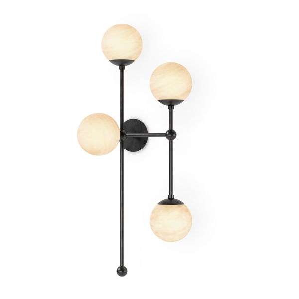 Armstrong 4 R Sconce - Black Gunmetal