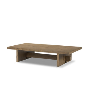 Isaac Coffee Table In Rubbed Light Oak Veneer