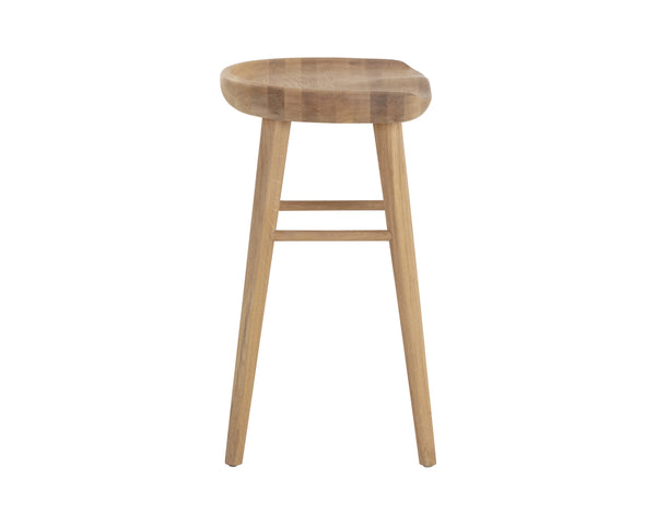 DOMINIC COUNTER STOOL - LIGHT OAK