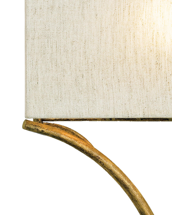 Cornwall Gold Wall Sconce In French Gold Leaf