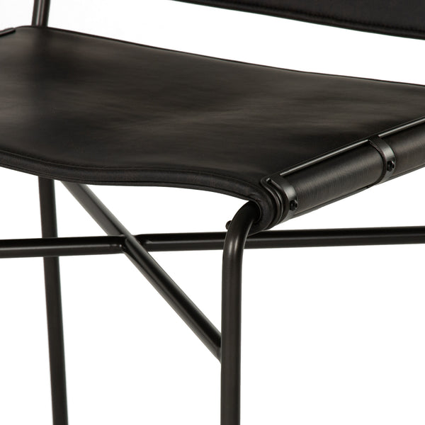 Wharton Counter Stool to Distressed Black