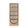 Higgs Bookcase In Honey Oak Veneer