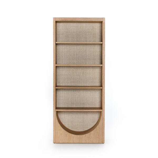 Higgs Bookcase In Honey Oak Veneer