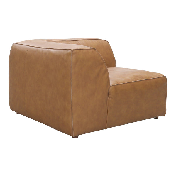 Form Corner Chair in Sonoran Tan Leather