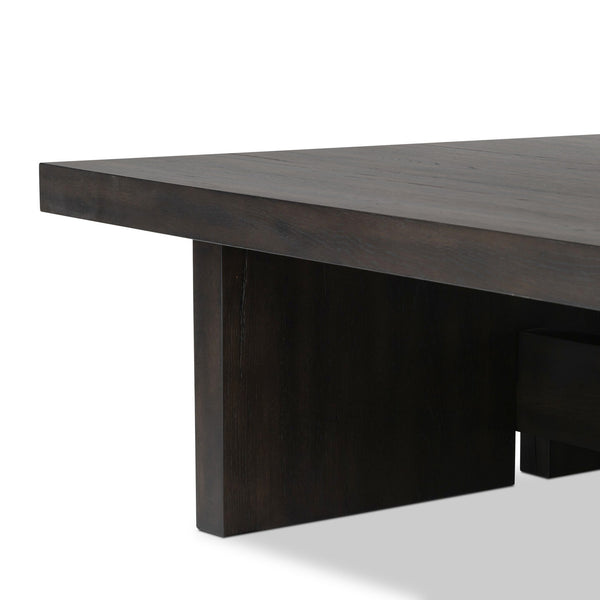 Isaac Coffee Table - Smoked Black Veneer