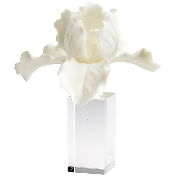 Orchid Sculpture In White
