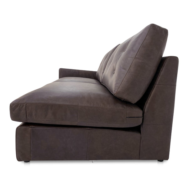 Thurlow Left Arm Facing Sofa in Espresso Leather